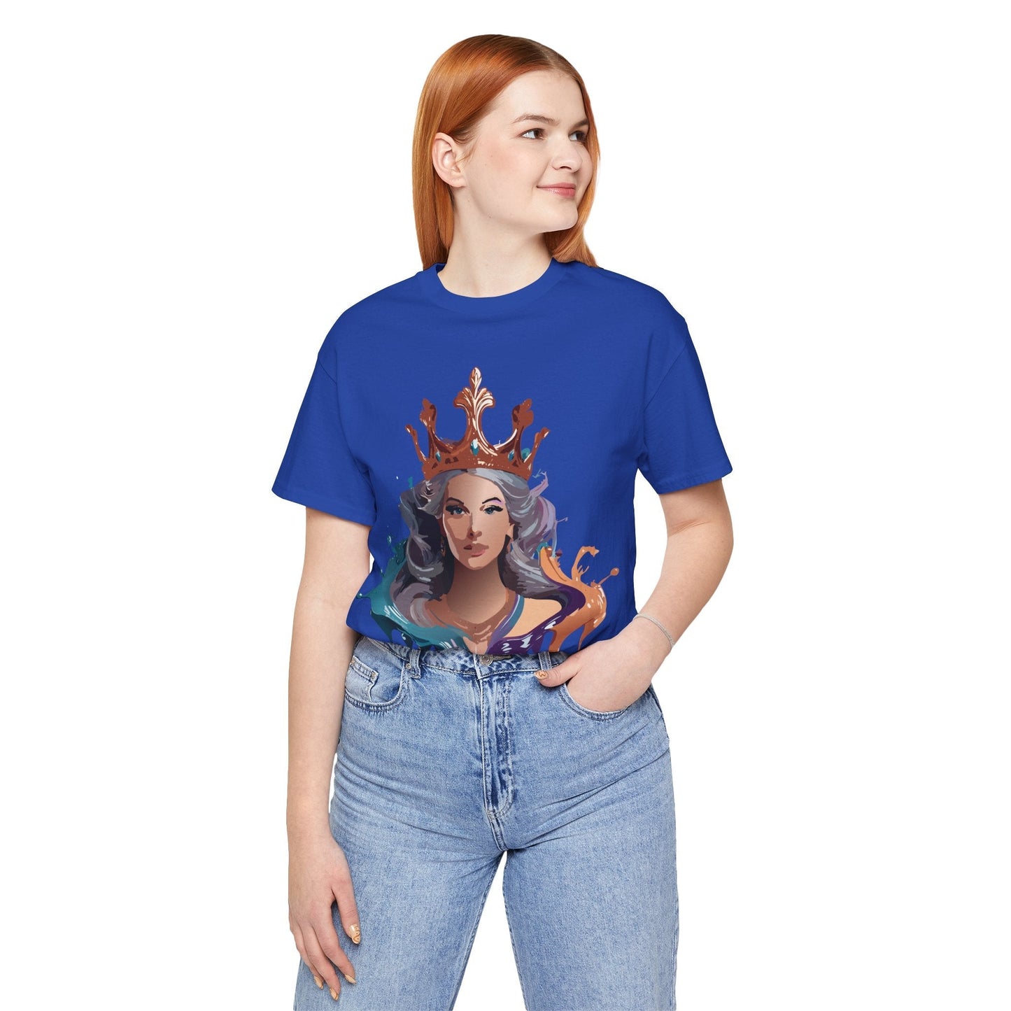 Queen Graphic Tee By Adelpha Art Design Unisex Short Sleeve Vintage Inspired Shirt