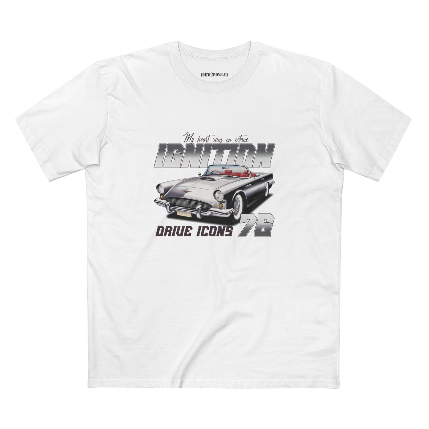 Retro Car Shirts Vintage Car Shirts RC11 Unisex Premium Cotton Tee With Original Art Design
