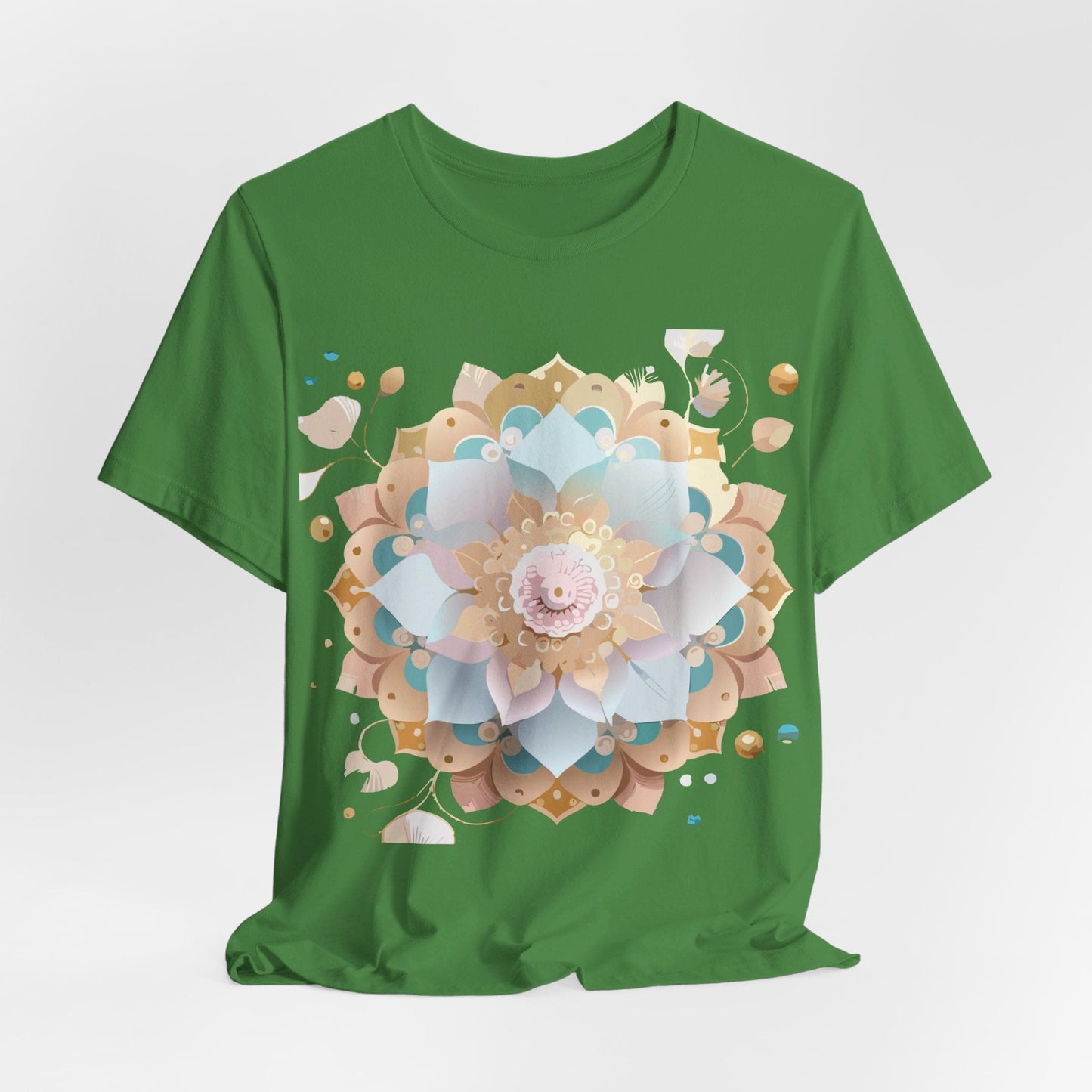 Mandala Graphic Tee Unisex Jersey Short Sleeve Featuring Vintage Inspired Adelpha Artwork