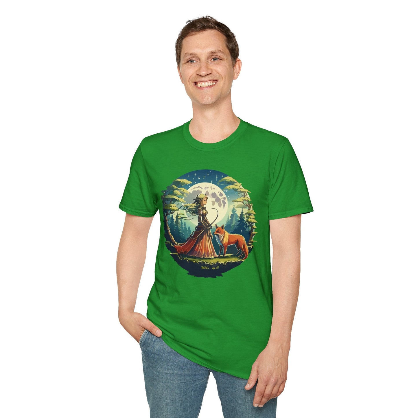 Womens Graphic T Shirt Art Design Tee Softstyle 64000 Gildan Unisex Cotton Comfort Tee