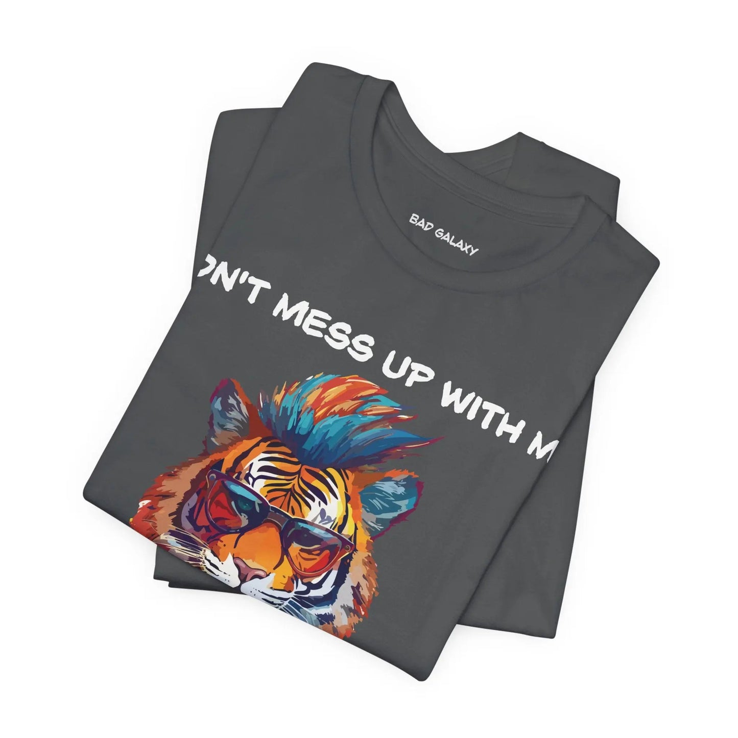 Animal T Shirt Bad Galaxy Made To Order Cotton Tee With Eco Friendly Inks Free Shipping USA
