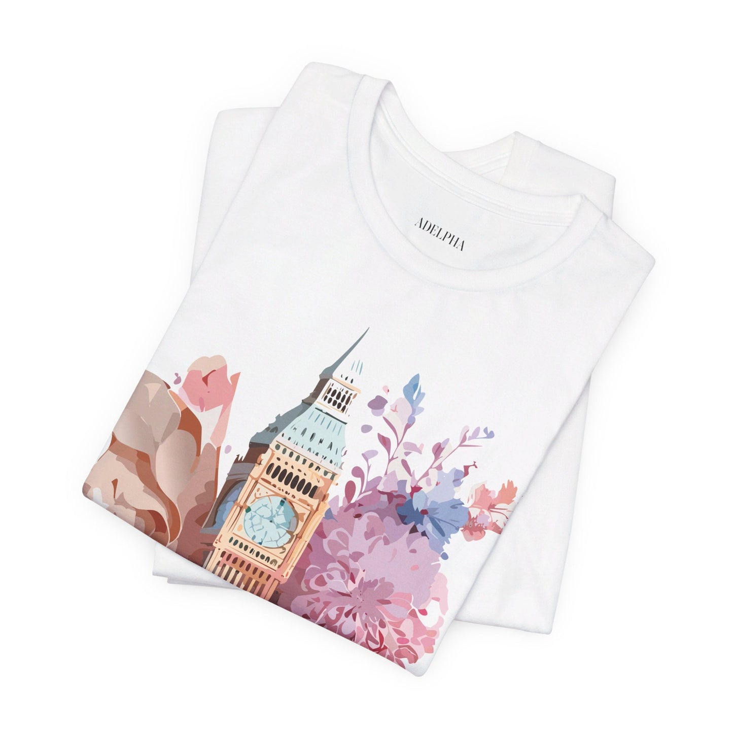 London Tourist Shirt Graphic Tee Unisex Jersey Short Sleeve Adelpha Vintage Inspired Artwork