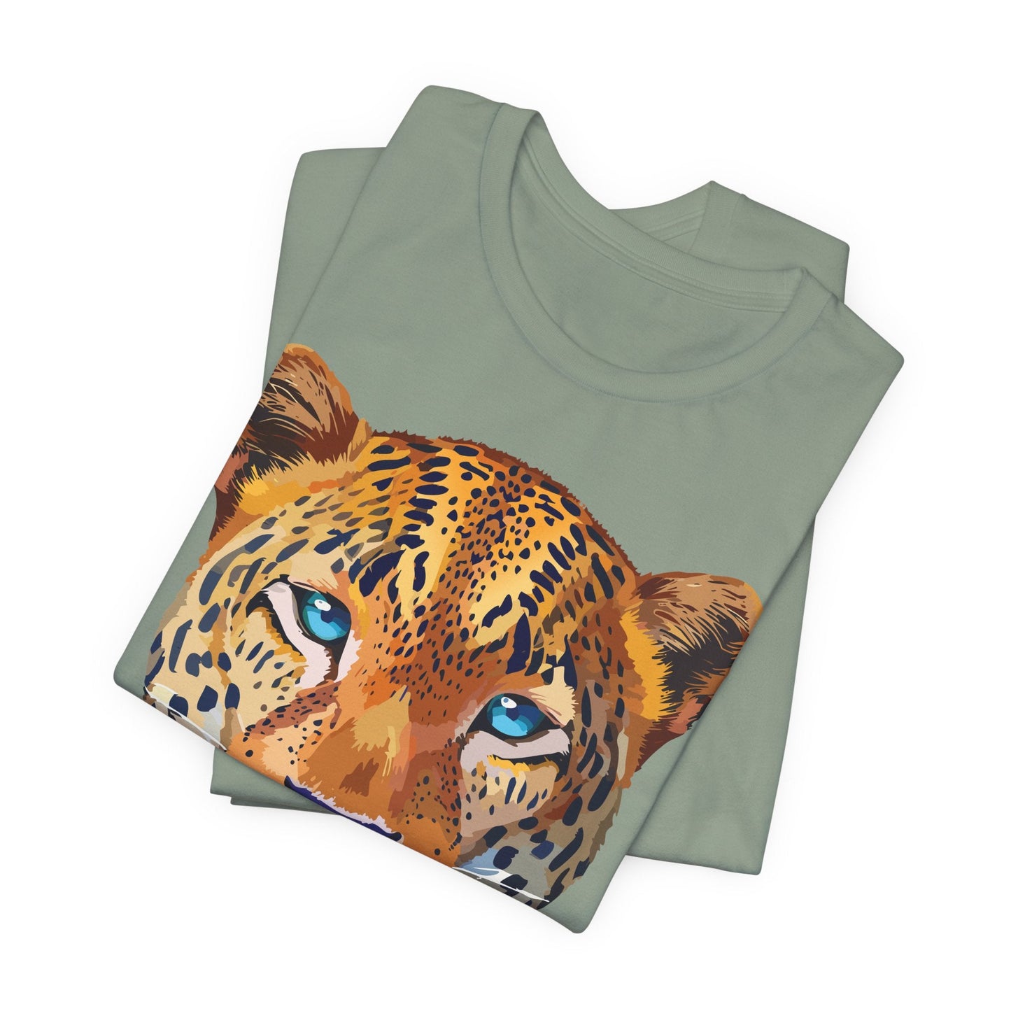 Unisex Animal Print Tee Shirt With Art Design Wild Animals Graphic Tee For Everyday Wear