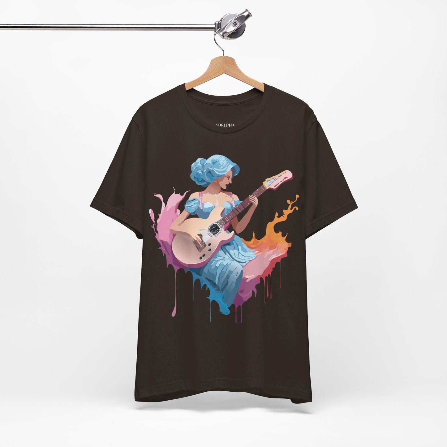 Adelpha Unisex Graphic Tee With Vintage Inspired Art Design Short Sleeve Premium Everyday Wear