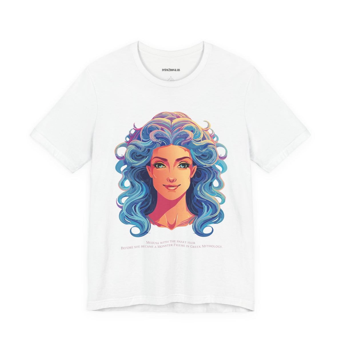 Goddess Graphic Unisex Cotton Bella+Canvas Tee with Medusa