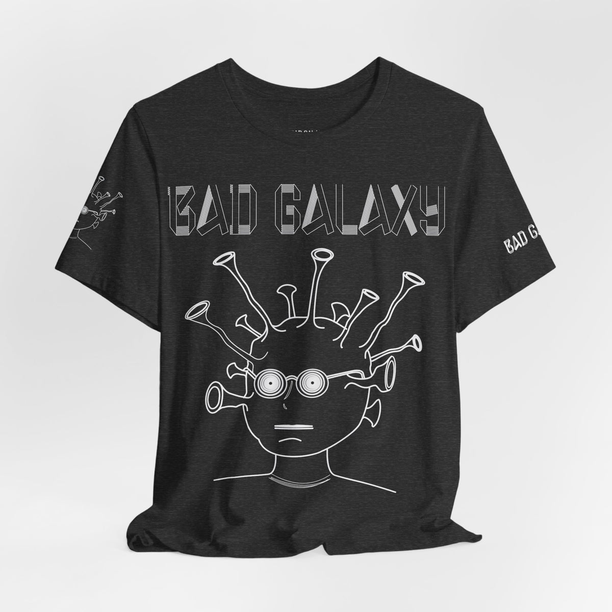 Alien Graphic Unisex Cotton Bella+Canvas Tee with Art Design b53