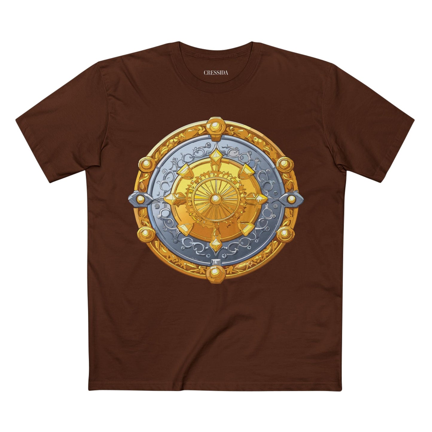 Antique Gold Coin Graphic Design T-Shirt Unisex 100 Cotton With Golden Print Artwork Tee 6
