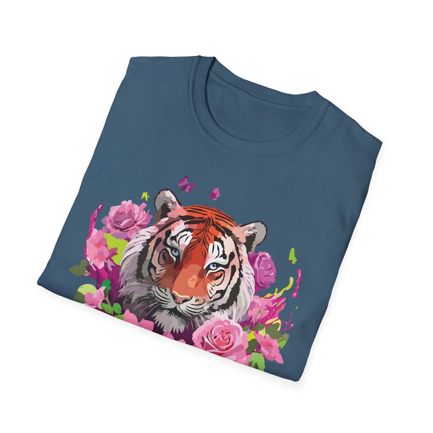Tiger Shirt Unisex Tee Gildan Softstyle 64000 Ring Spun Cotton
