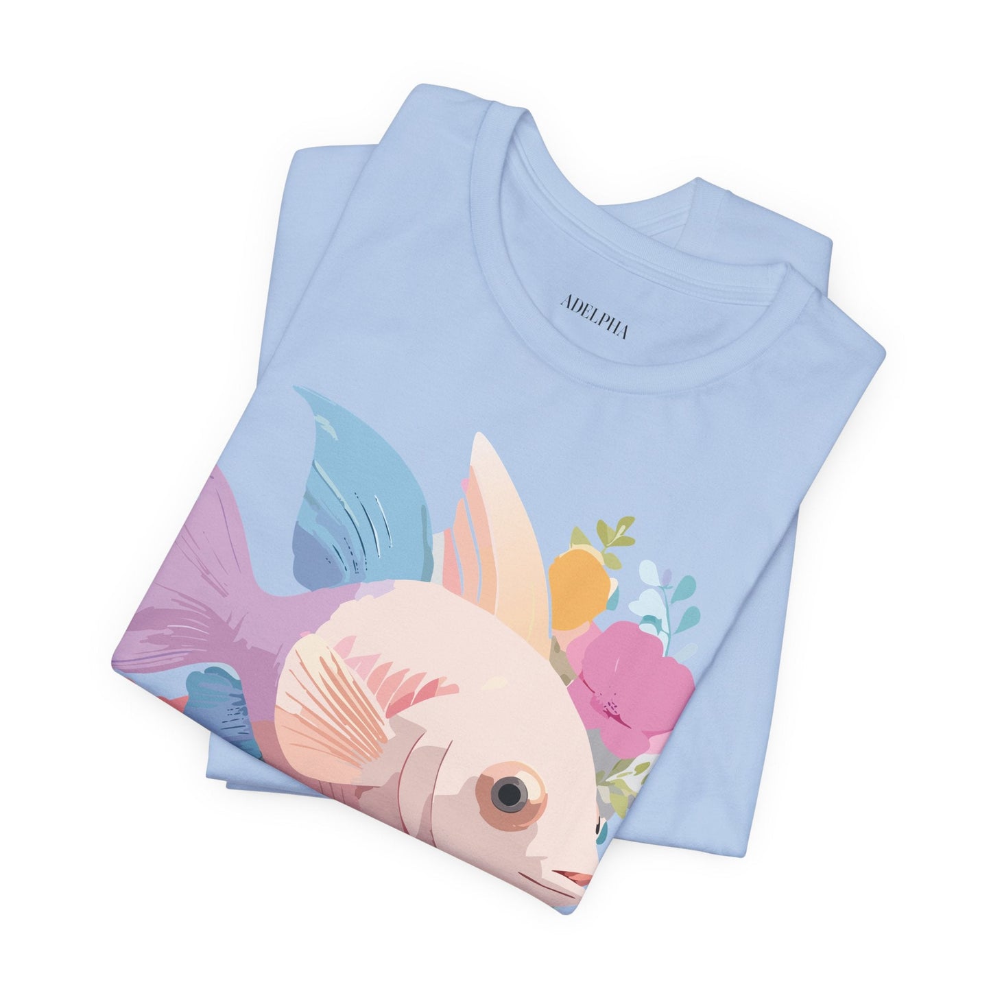 Adelpha Graphic Unisex Tee With Vintage Inspired Artwork Short Sleeve Premium Quality Cotton