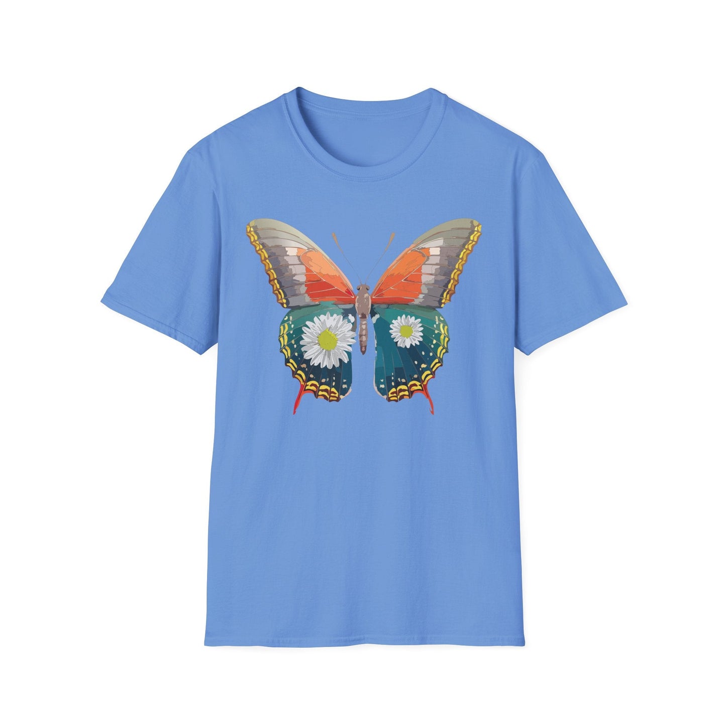 Butterfly Shirt Unisex Gildan Softstyle 64000 Short Sleeve T Shirt Monarch Design