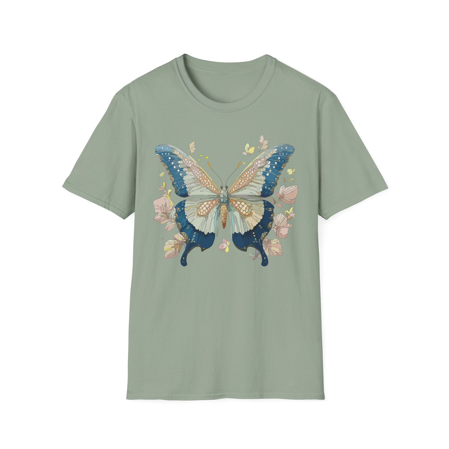 Butterfly Shirt Unisex T Shirt Monarch Butterfly Softstyle Gildan 100 Cotton Tee