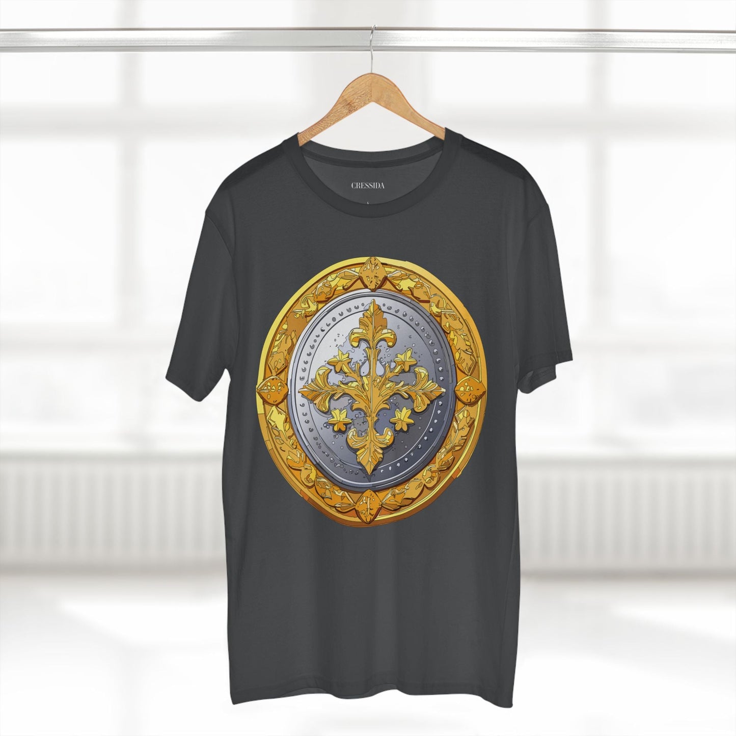 Antique Gold Coin Graphic Design T-Shirt Unisex 100 Cotton With Golden Print Artwork Tee 21