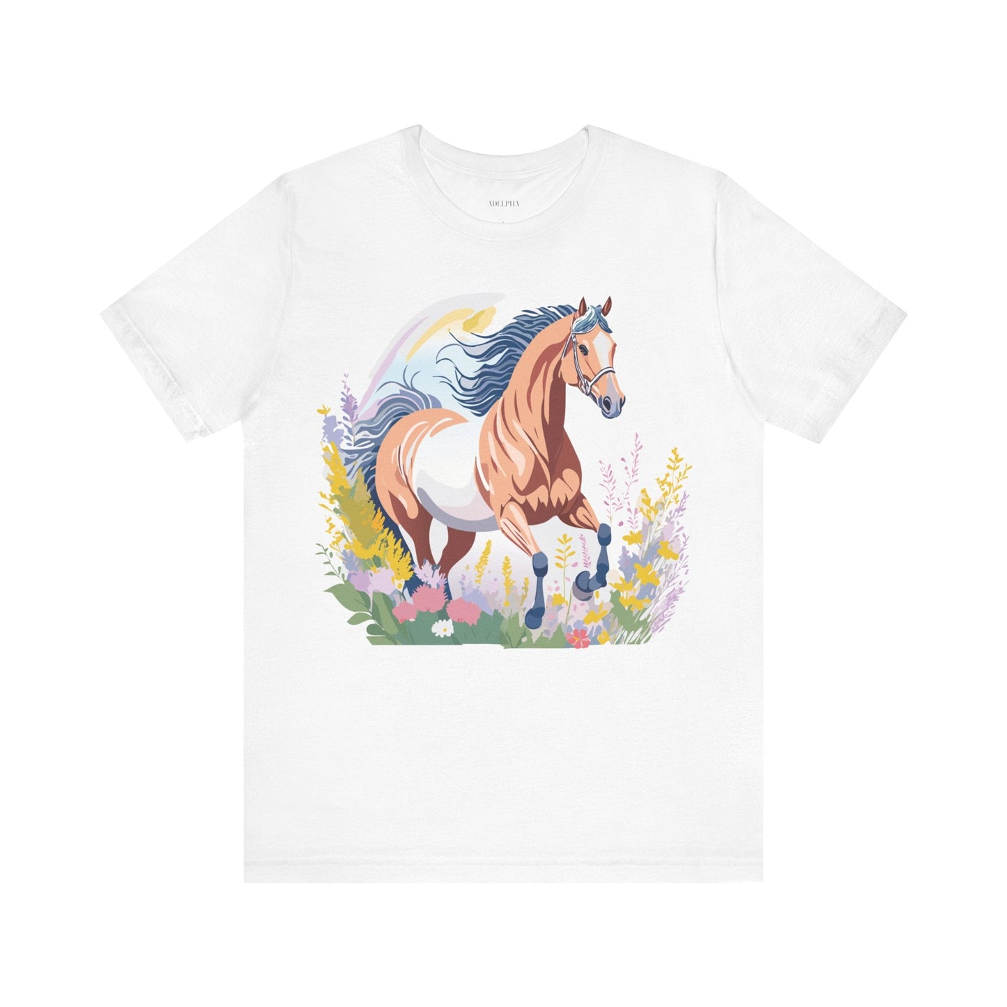 Horse Graphic Unisex 100 Cotton Vintage Animal Art T-Shirt 5
