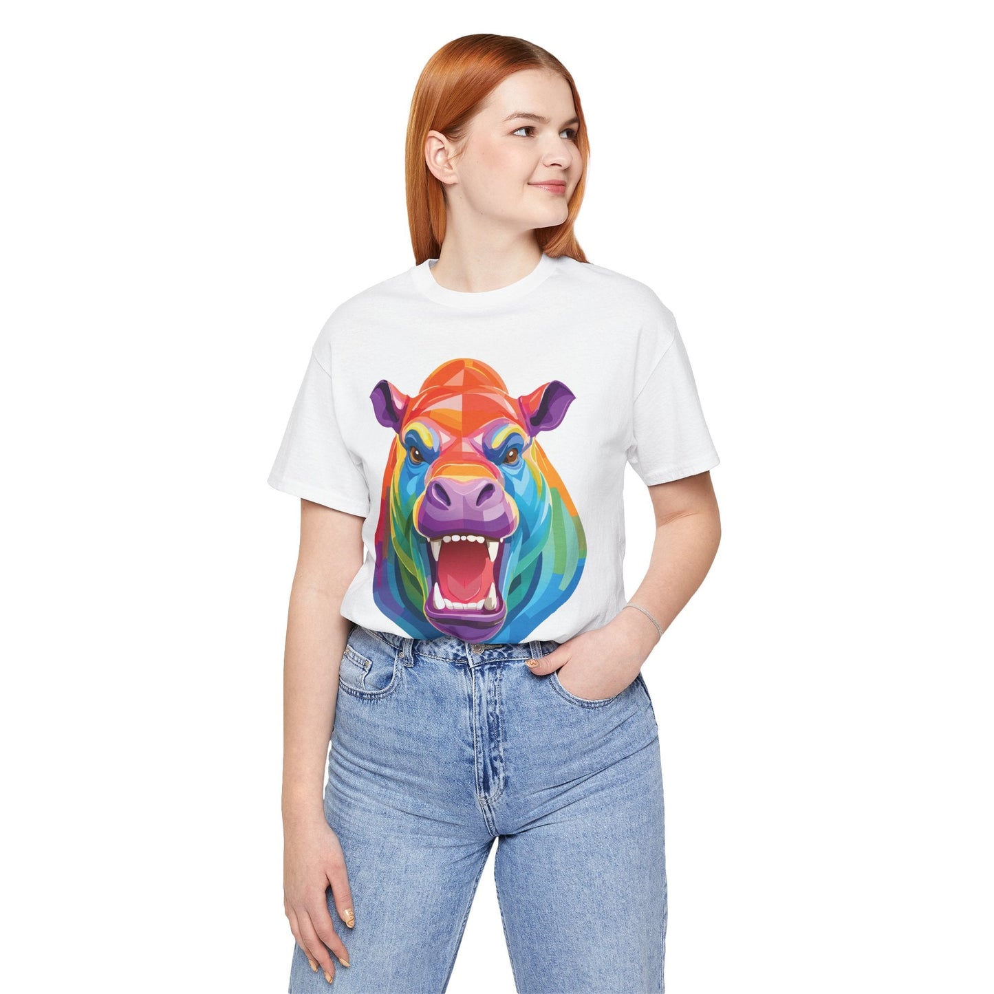 Unisex Animal Shirt with Animals Graphic Tee Art Design Wild Animals Shirt Tee for Everyone