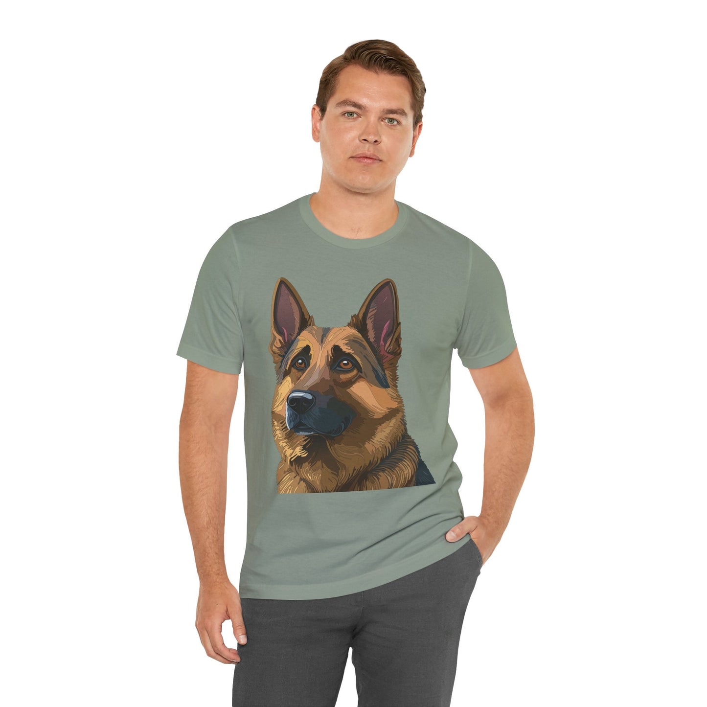 Unisex Animal Shirt With Art Design Tee Wild Animals Print Short Sleeve Comfort Tee
