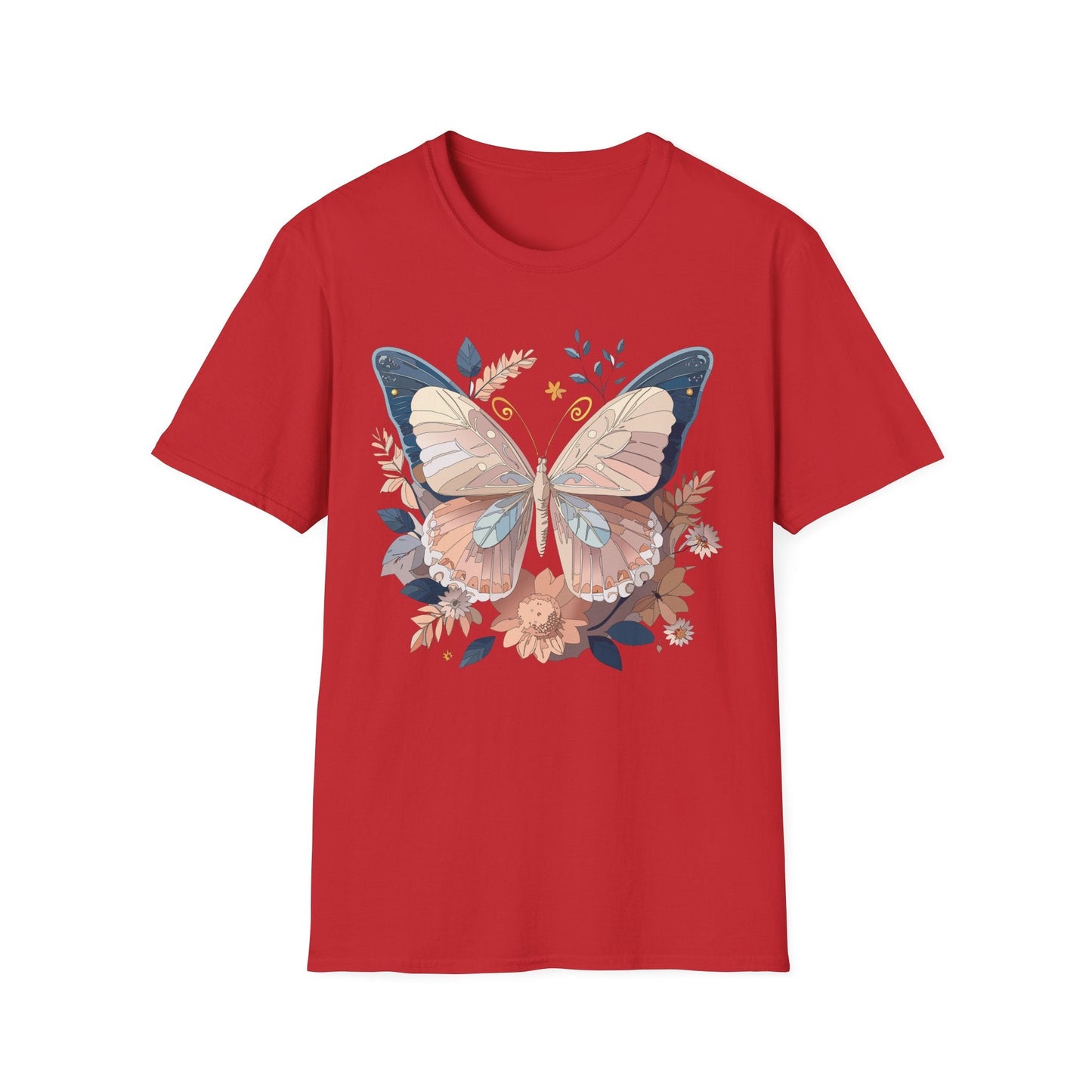 Monarch Butterfly Shirt Unisex Softstyle T Shirt 100 Percent Ring Spun Cotton Gildan 64000