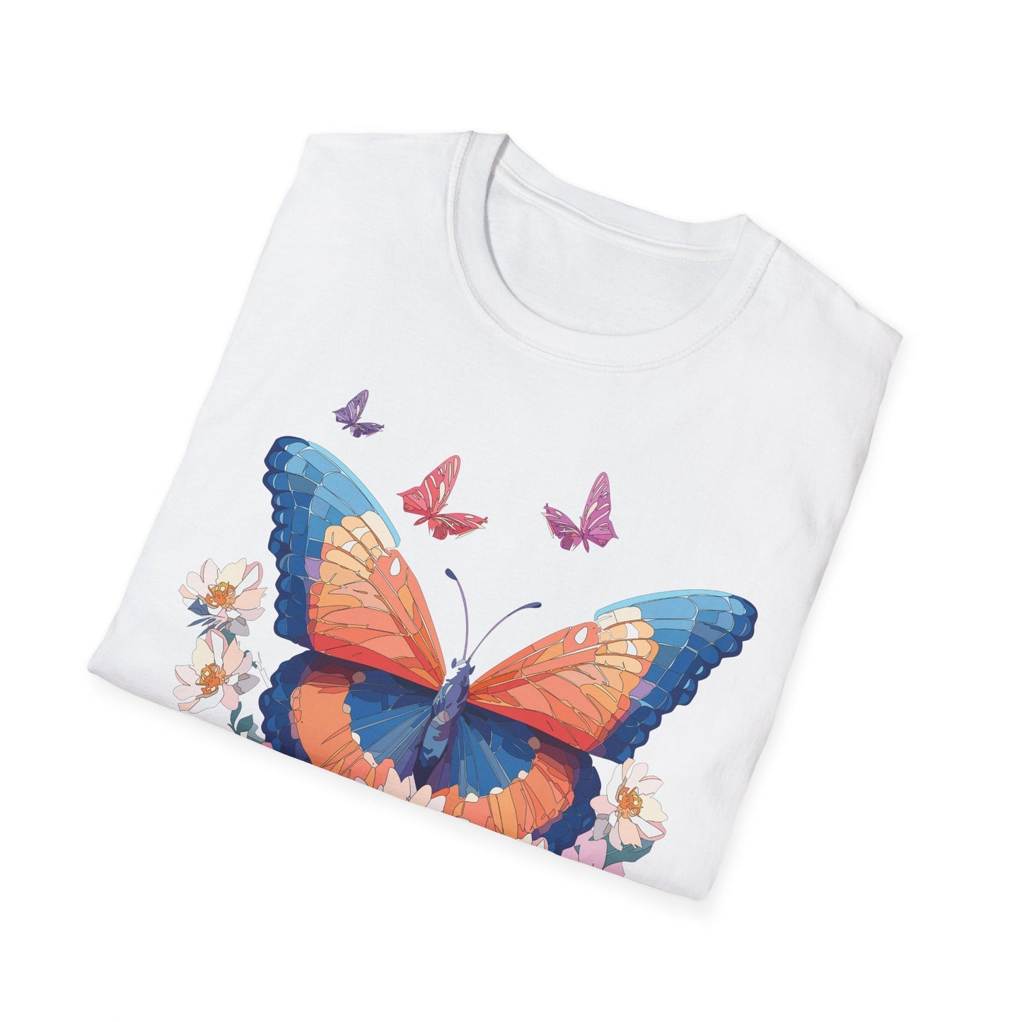 Monarch Butterfly Unisex Softstyle Tee Gildan 64000 Lightweight Breathable 100 Cotton Tee