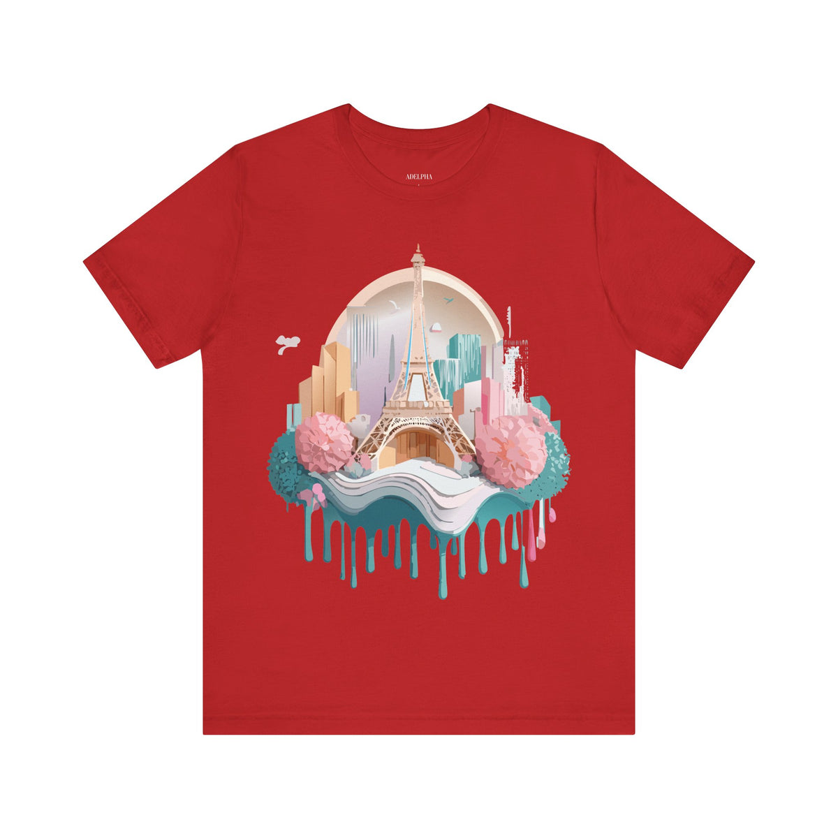 Unisex Cotton Bella+Canvas Tee with Paris