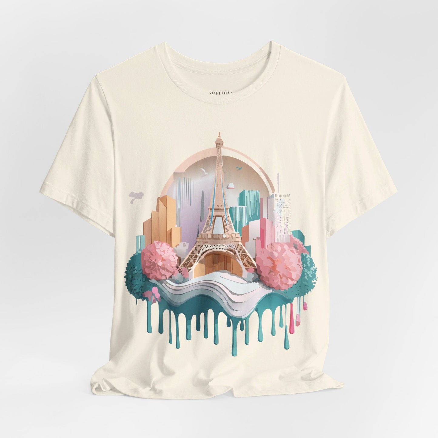 Paris Tourist Shirt Unisex Graphic Tee With Vintage Adelpha Artwork And Travel Style