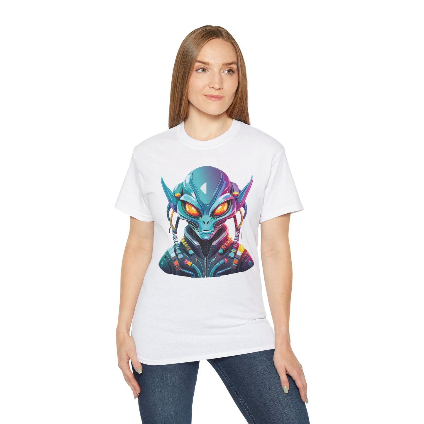 Gildan 2000 Unisex Ultra Cotton Alien Shirt, Tee Shirt with Alien
