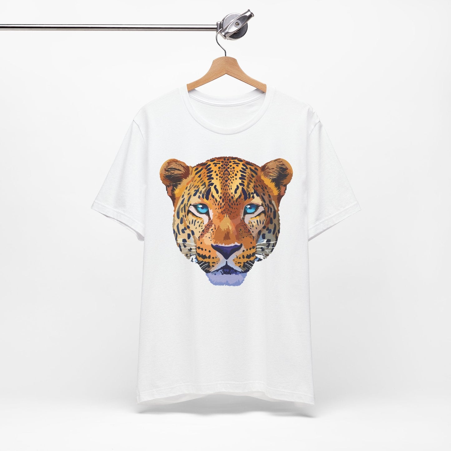 Unisex Animal Print Tee Shirt With Art Design Wild Animals Graphic Tee For Everyday Wear