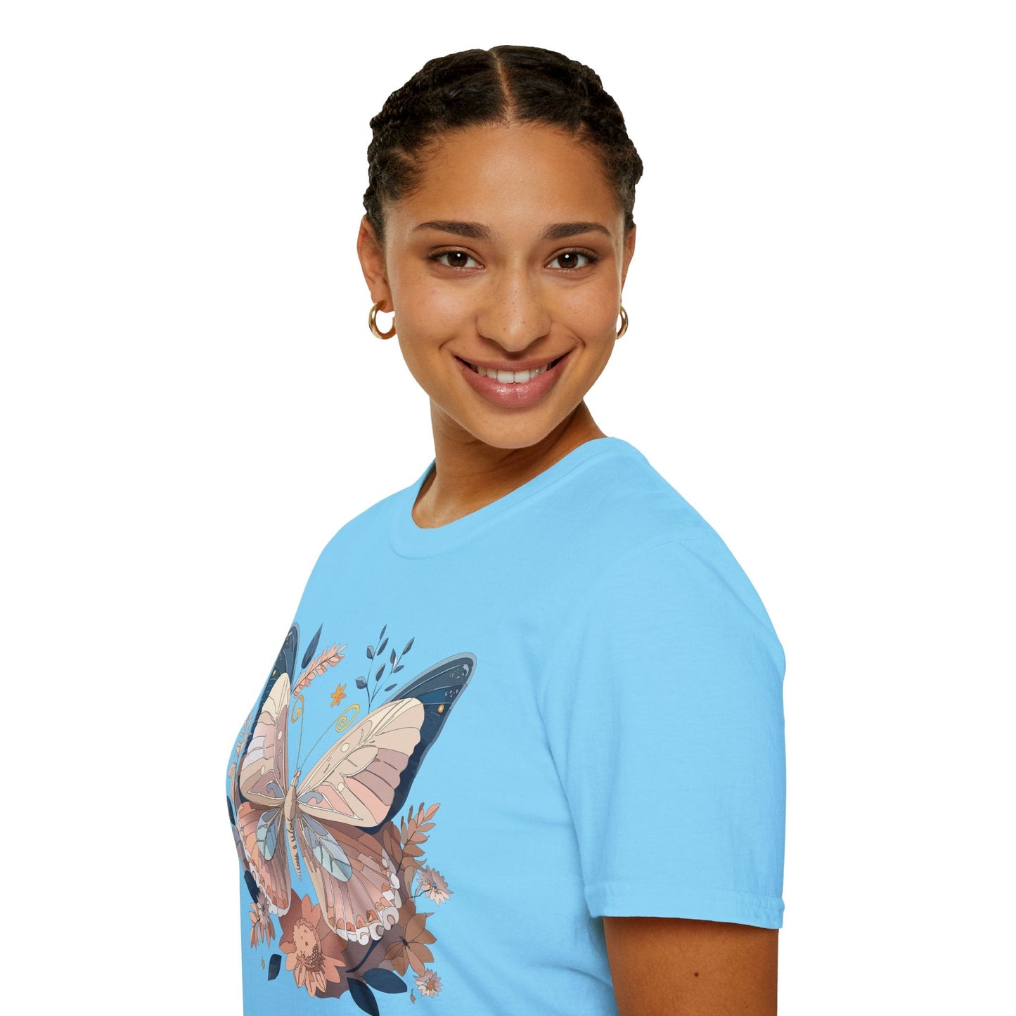 Monarch Butterfly Shirt Unisex Softstyle T Shirt 100 Percent Ring Spun Cotton Gildan 64000