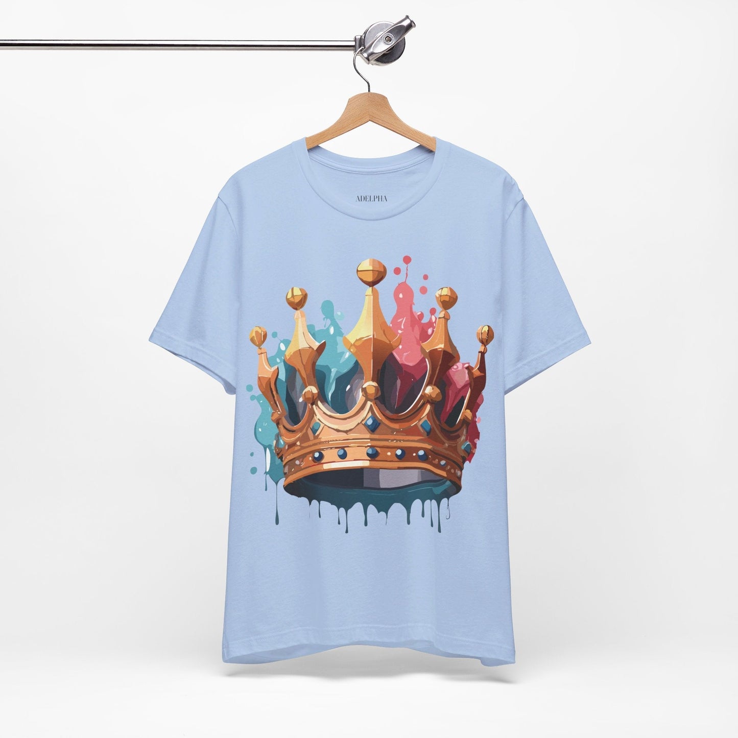 Adelpha Crown Graphic Tee Unisex Vintage Inspired Art Design Short Sleeve Premium Quality