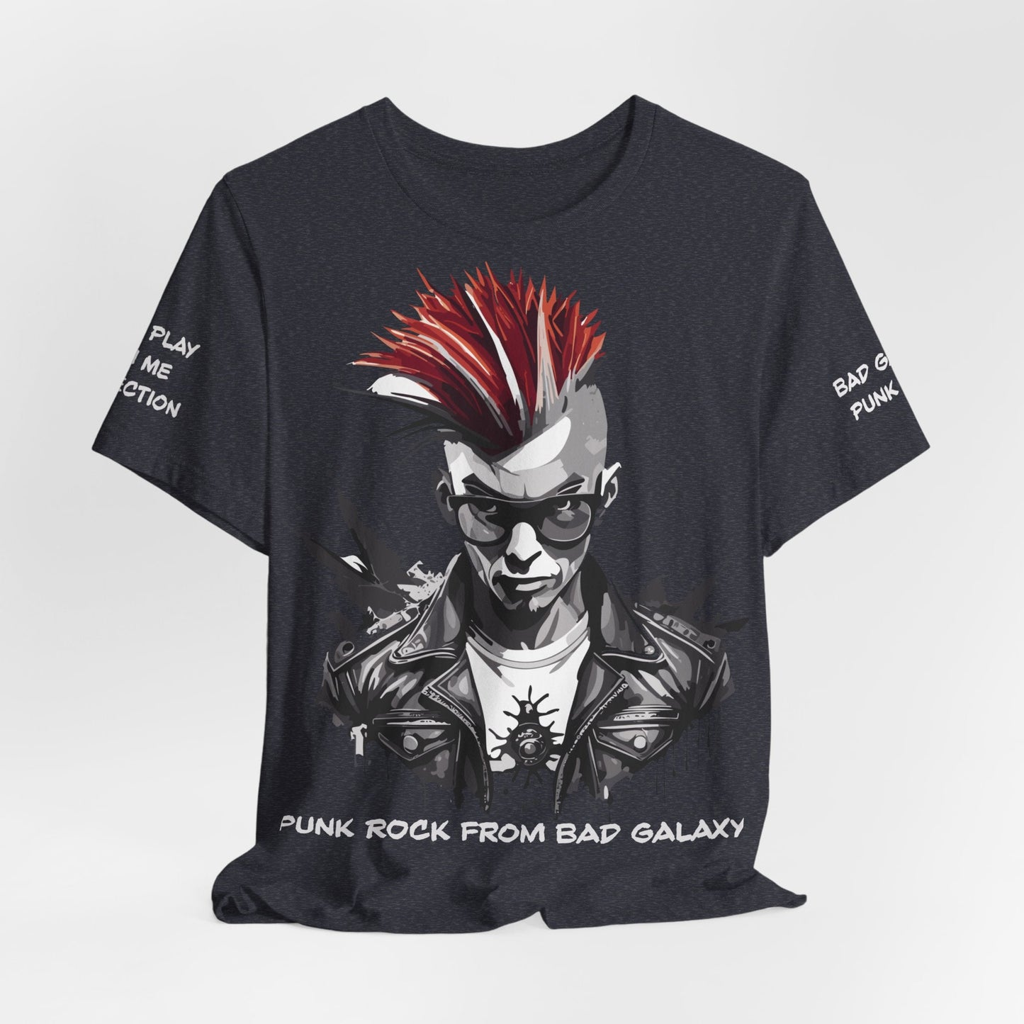 Punk Rock Tee Shirt Made To Order In USA With 100 Percent Cotton And Eco Friendly Inks