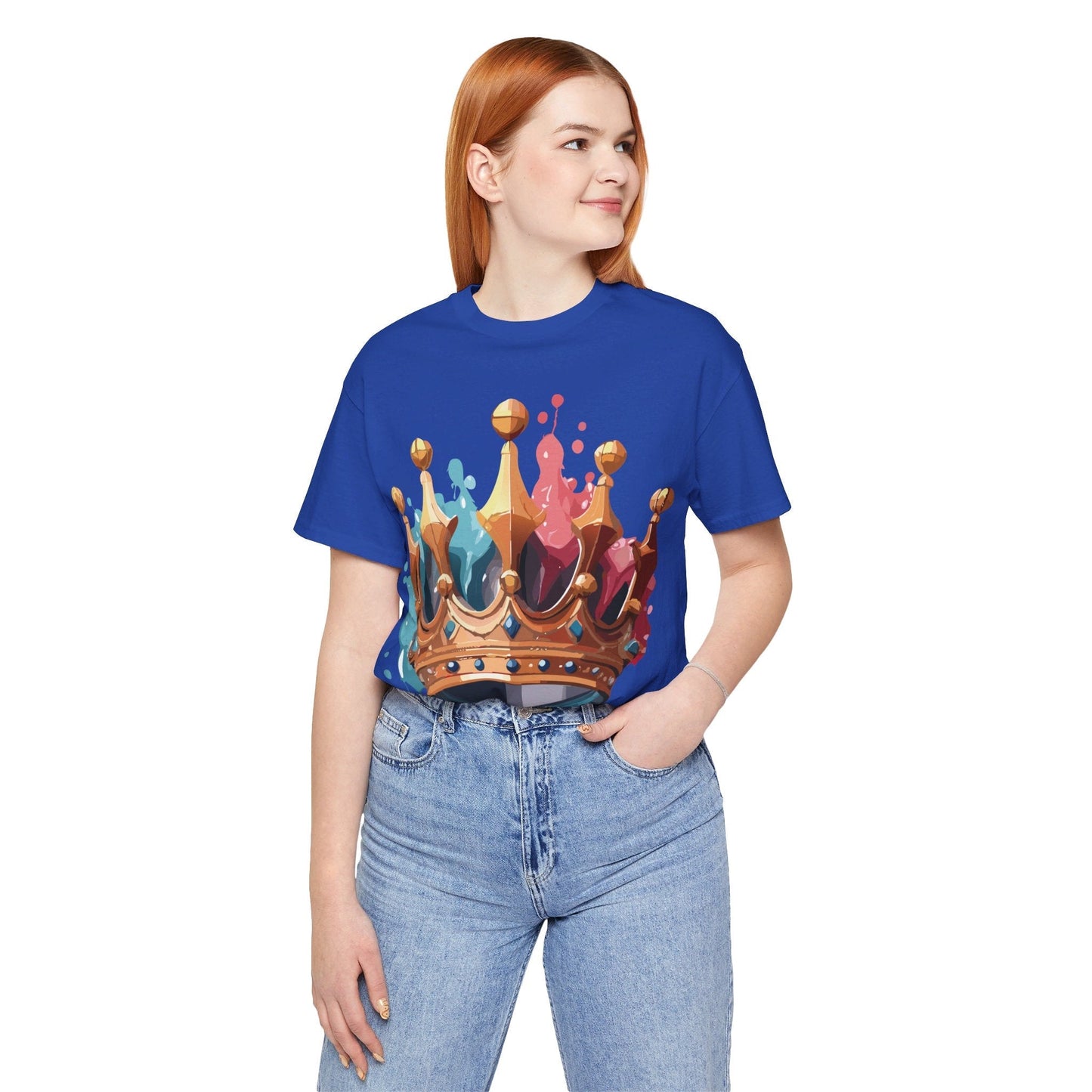 Adelpha Graphic Tee Crown Shirt Unisex Vintage Artwork Premium Casual Everyday Wear T Shirt