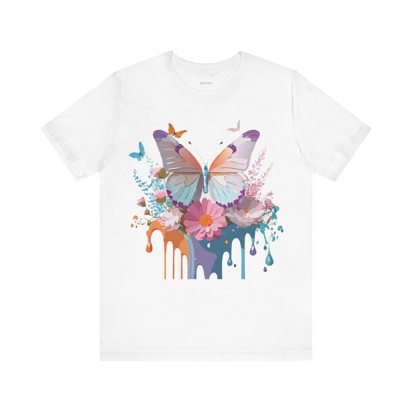 Butterfly Graphic Tee Adelpha Vintage Inspired Unisex Short Sleeve Shirt