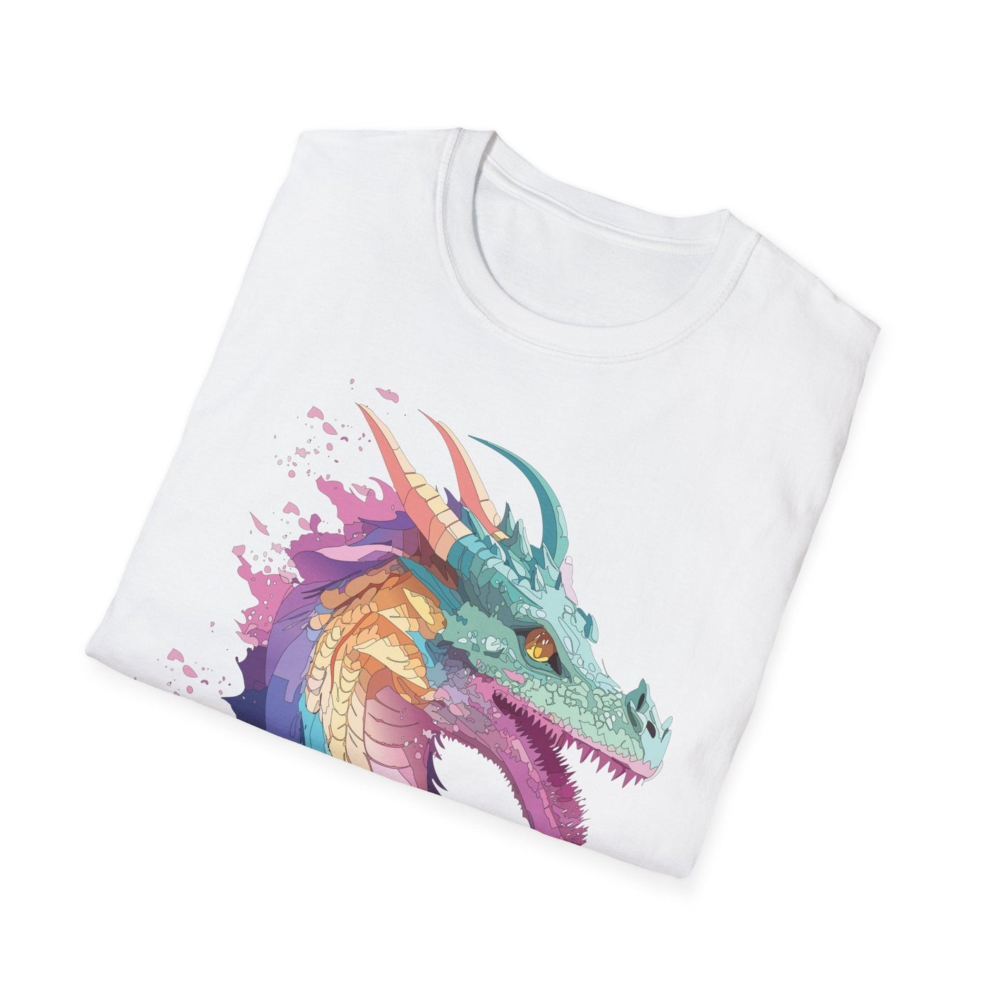 Dragon Graphic T Shirt Unisex Animal Shirt Cotton Softstyle Tee For Everyday Comfort