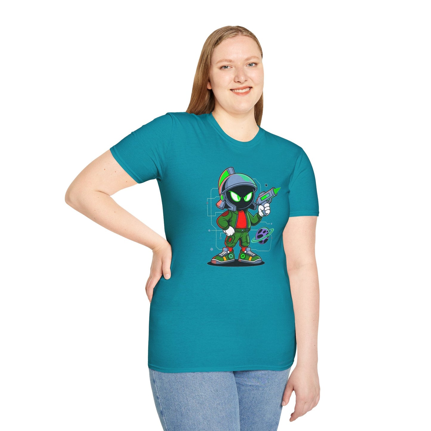 Unisex Cartoon T Shirt With Animation Design Funny Animals Tee Shirt For All Ages