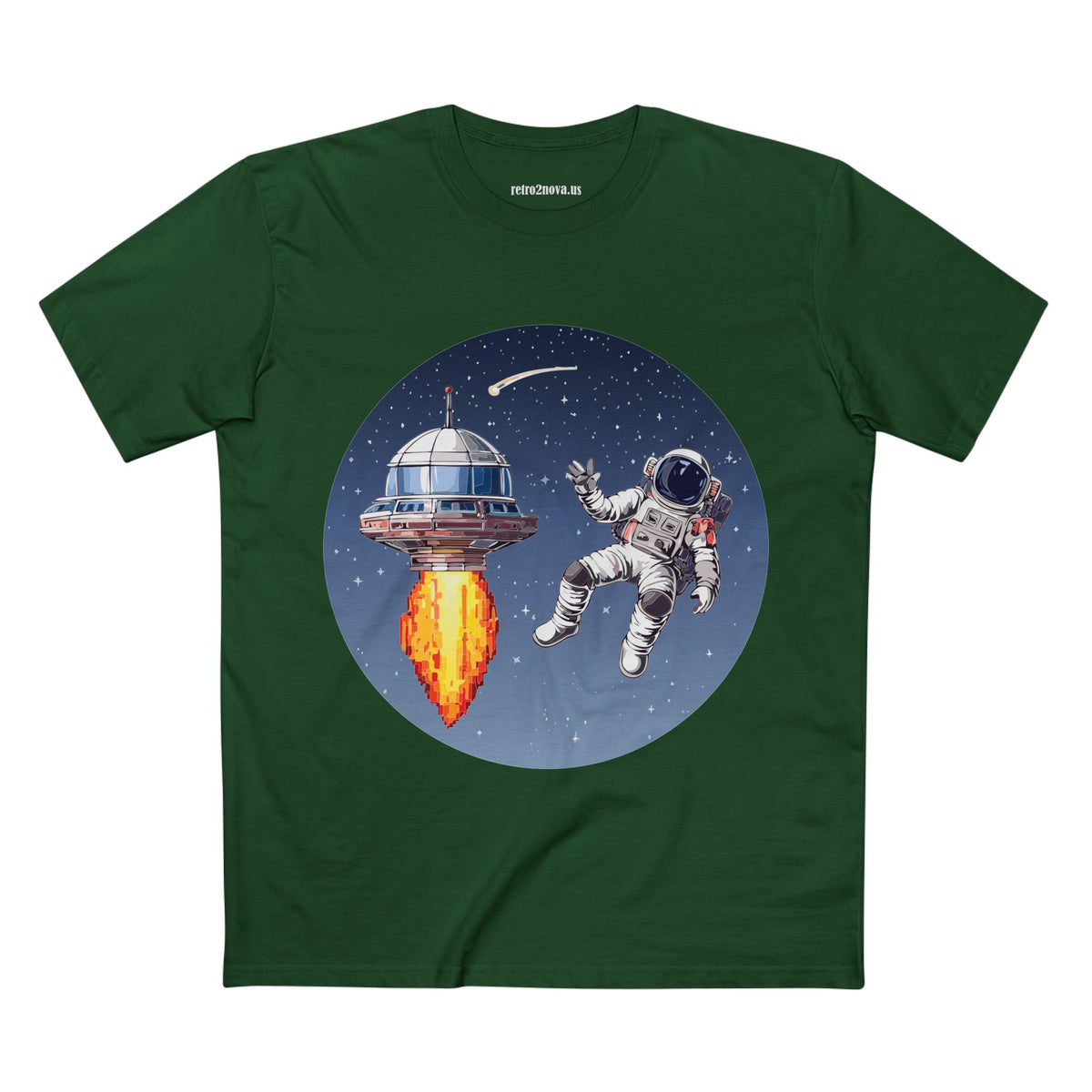 Cosmos Astronaut Graphic Tee Staple Unisex 100 Cotton Tee Shirt - CS-14