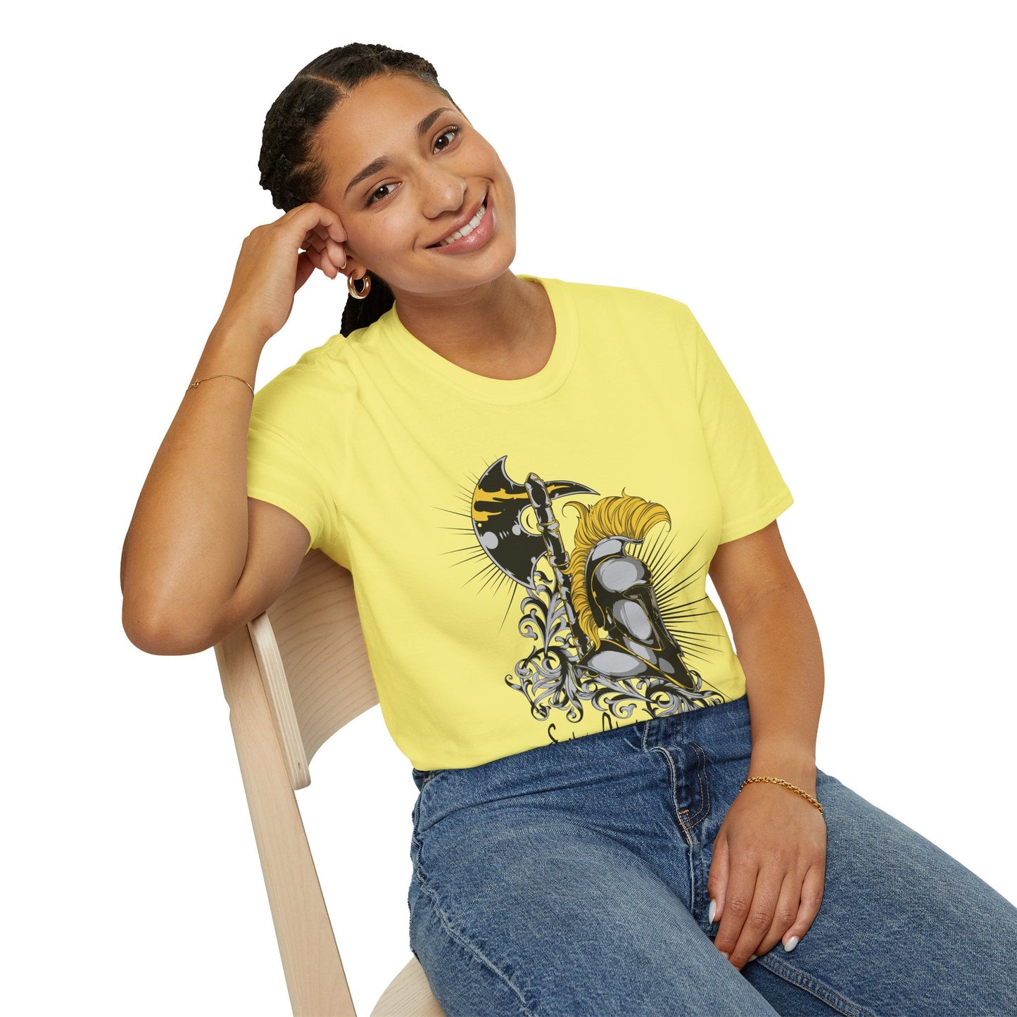 Unisex Art Graphic Shirt 100 Percent Ring Spun Cotton Softstyle Tee For Everyday Comfort And Style
