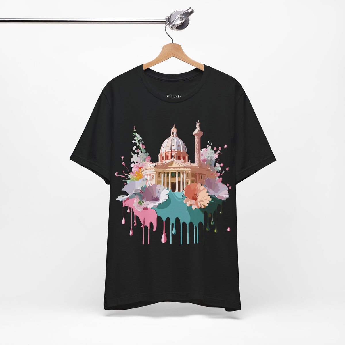 Graphic Unisex Cotton Bella+Canvas Tee Shirt with Rome