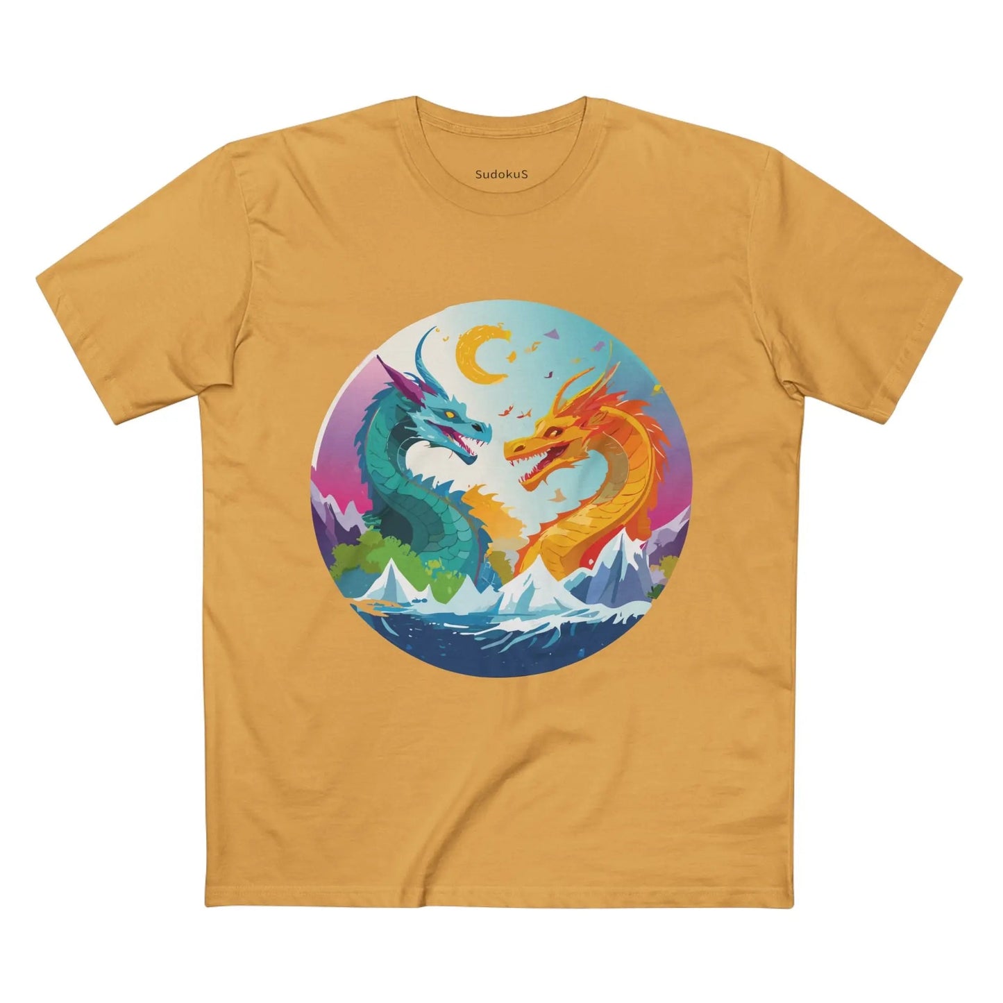 Dragon Graphic Unisex 100 Cotton Staple Tee 17