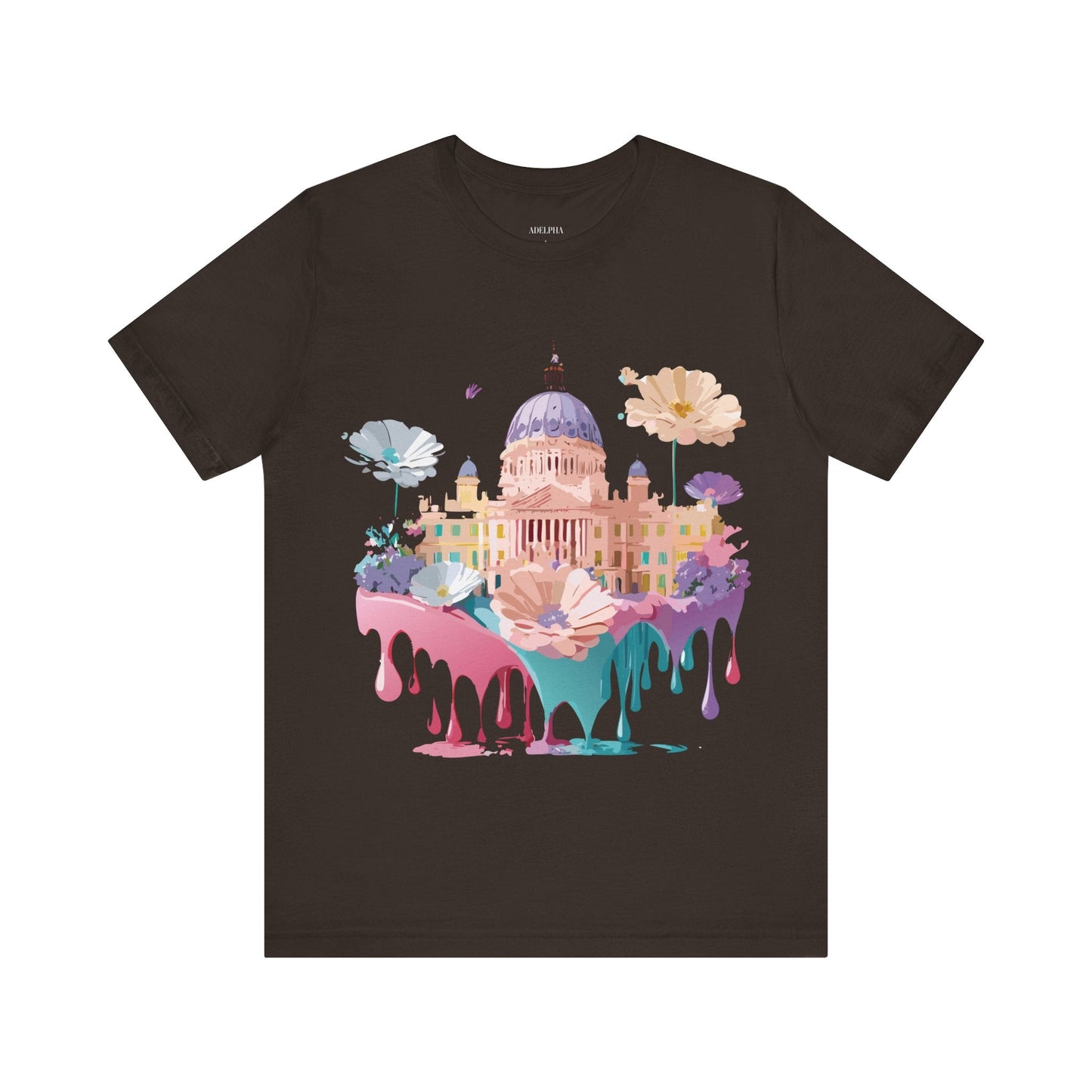 Madrid Tourist Shirt Graphic Tee Unisex Vintage Inspired Art Design Adelpha Brand