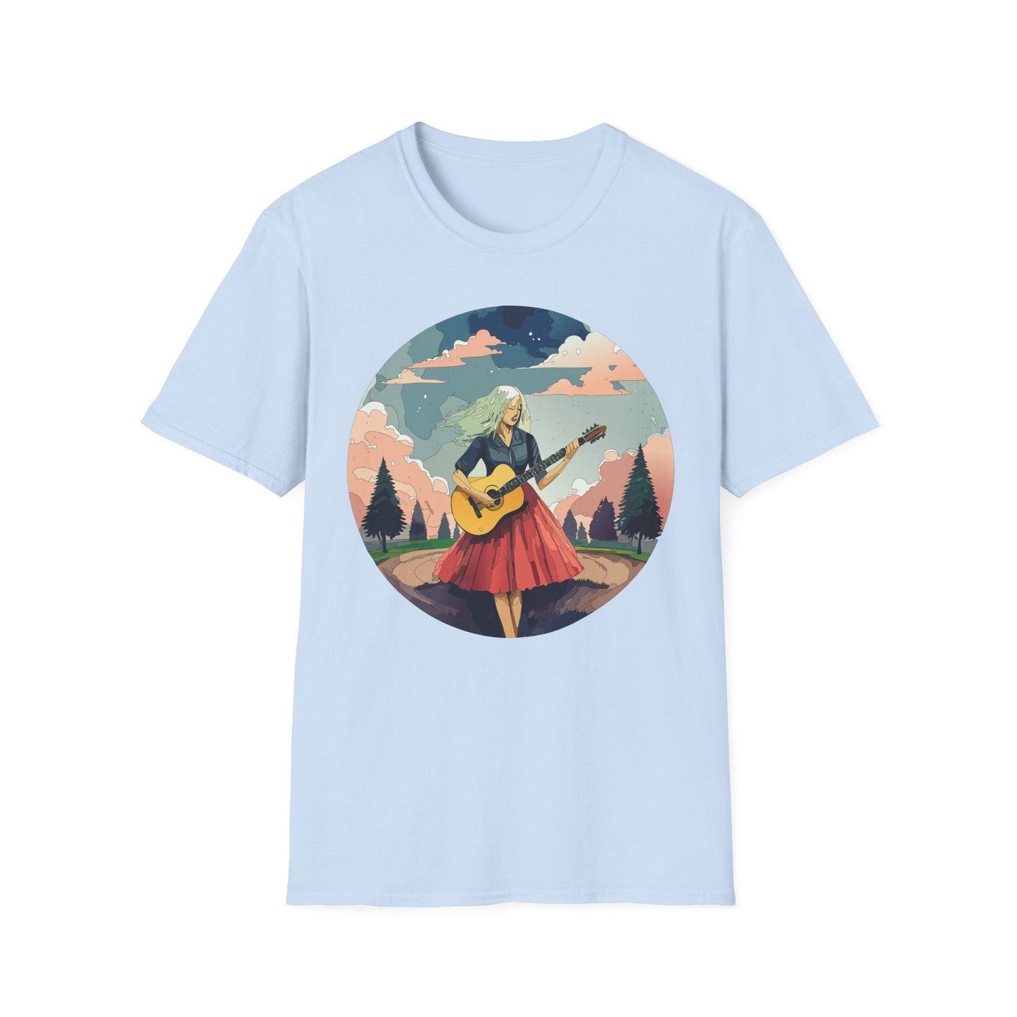 Womens Graphic T Shirt Art Design Ladies Tee Softstyle Gildan 64000 100 Percent Cotton