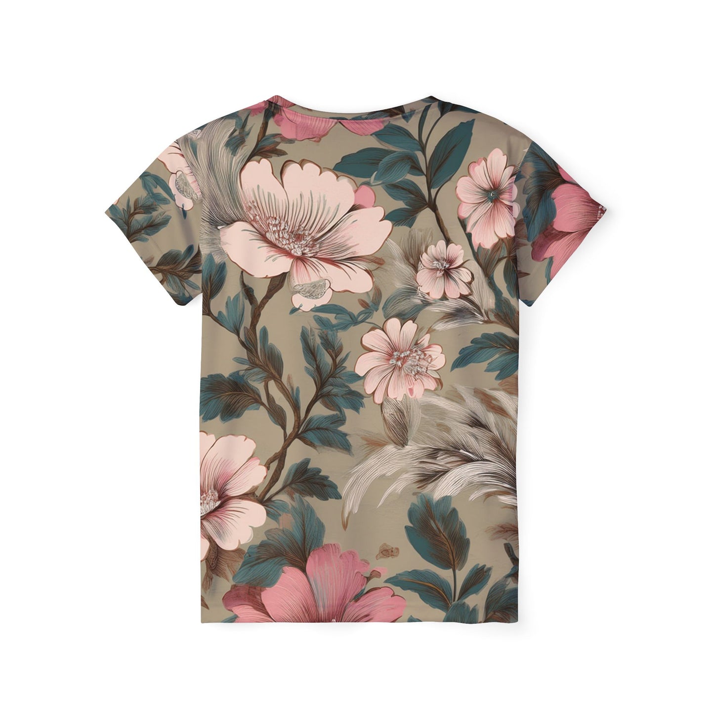 Women Poly Shirt with Floral Print F339