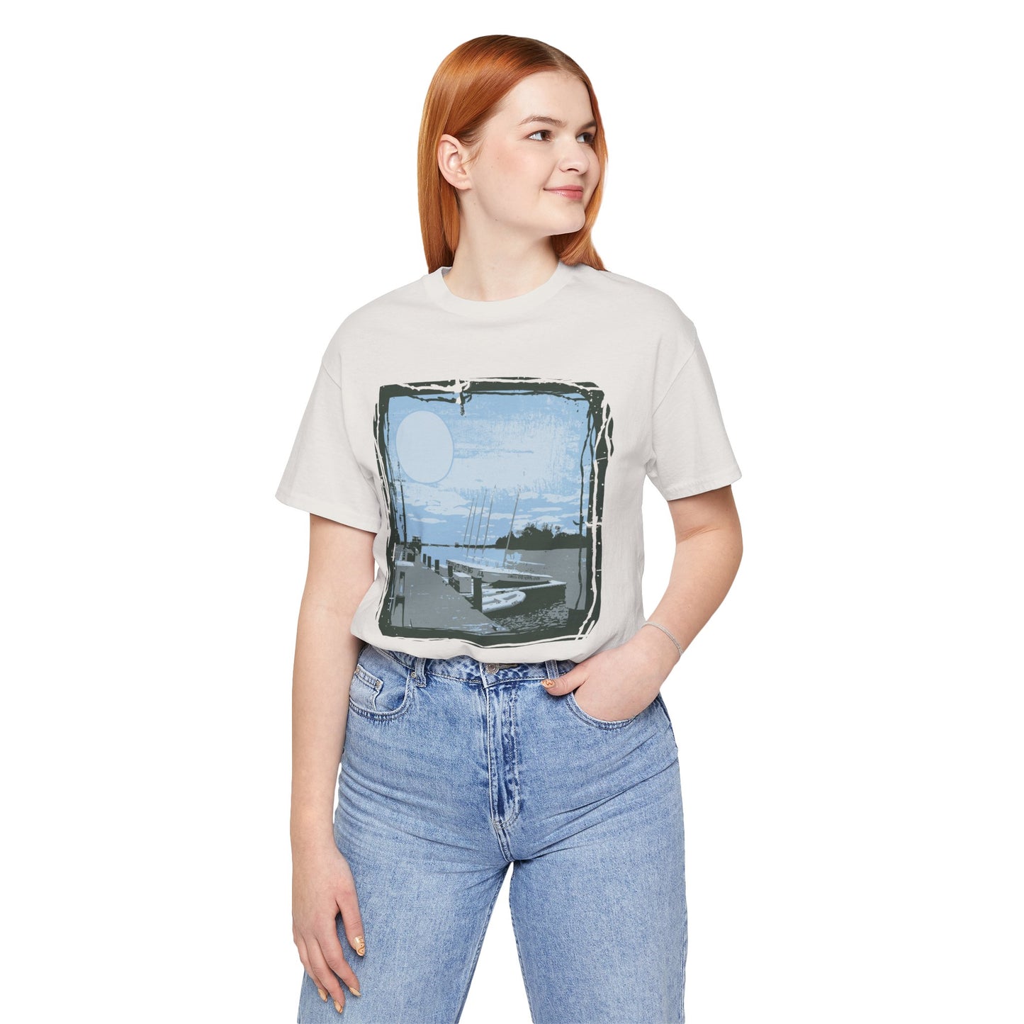 Yacht Club Retro Poster Graphic Design Tee, Yacht Club Shirt, Vintage Tees, Art Design T-Shirt, Graphic Tee, Retro Art Shirts