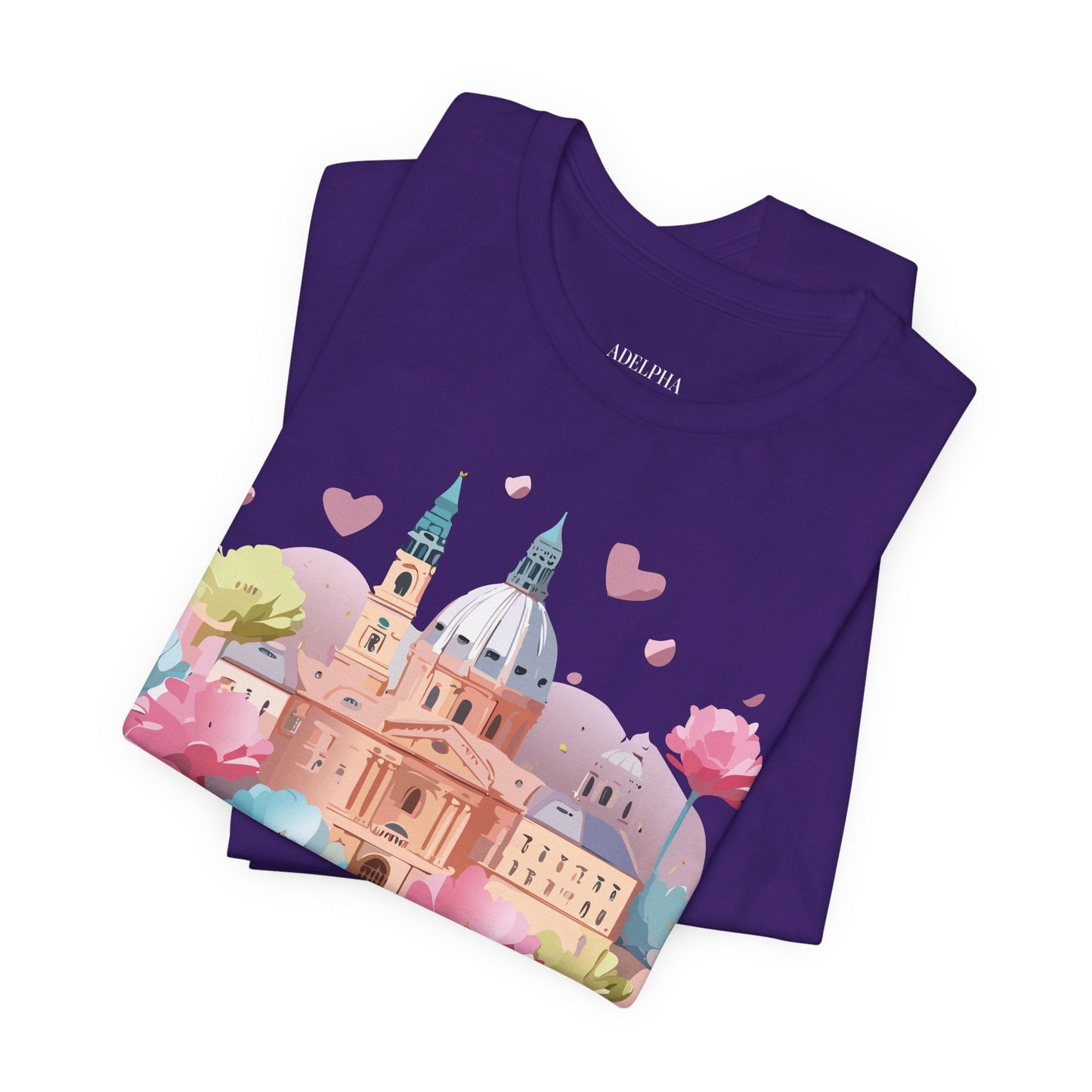 Prague Tourist Graphic Tee By Adelpha Unisex Vintage Inspired Art Shirt Original Artwork