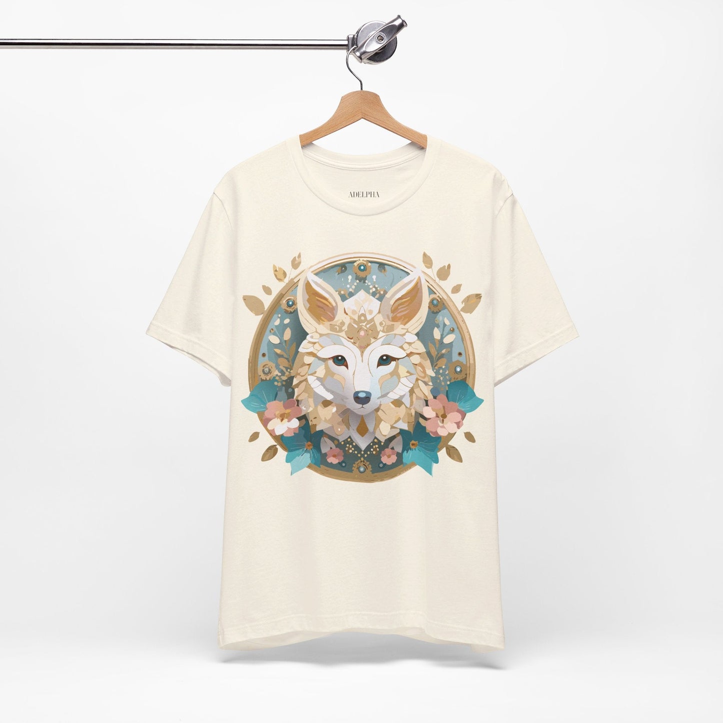 Adelpha Medallion Graphic Tee Unisex Short Sleeve Jersey Shirt With Vintage Artwork