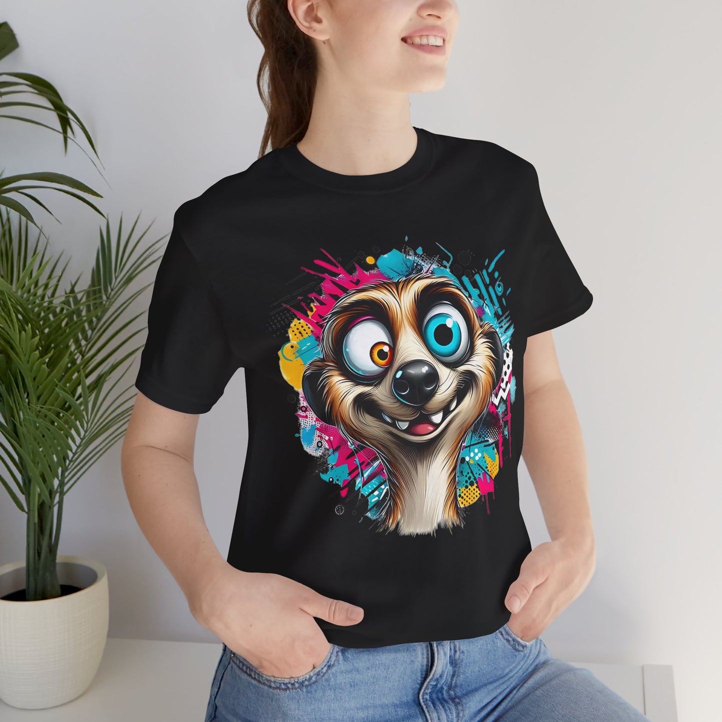 Squirrel Shirt, Funny Squirrel Tee Shirt, Funny Animal T-Shirt, Cartoon Top, Animal Tees, Art Design T-Shirt, Graphic Tee