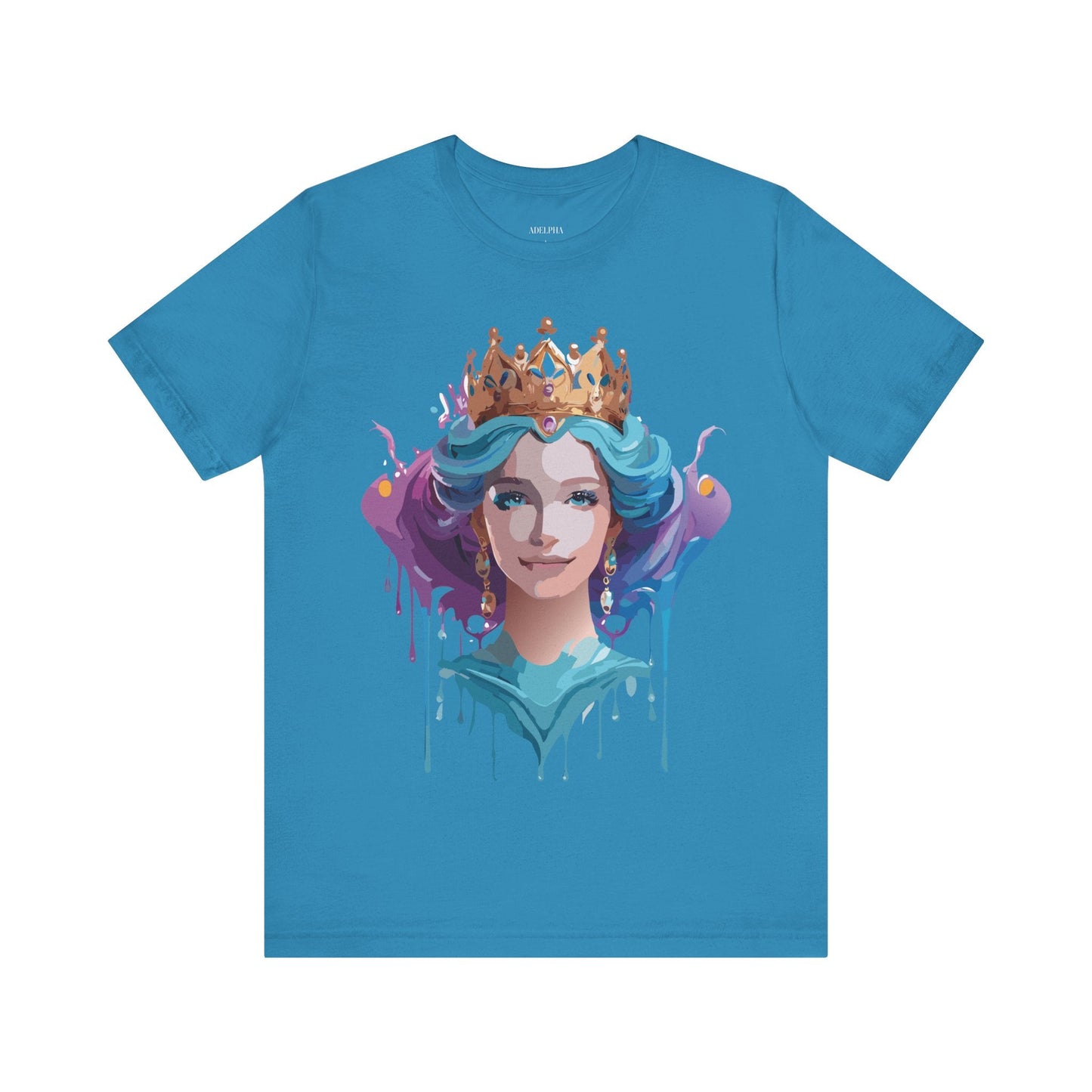 Queen Woman Portrait Graphic Unisex 100 Cotton Vintage Artwork Tee 1