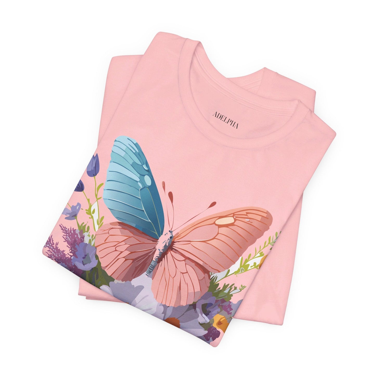 Butterfly Graphic Tee Unisex Art Design Shirt With Vintage Adelpha Artwork
