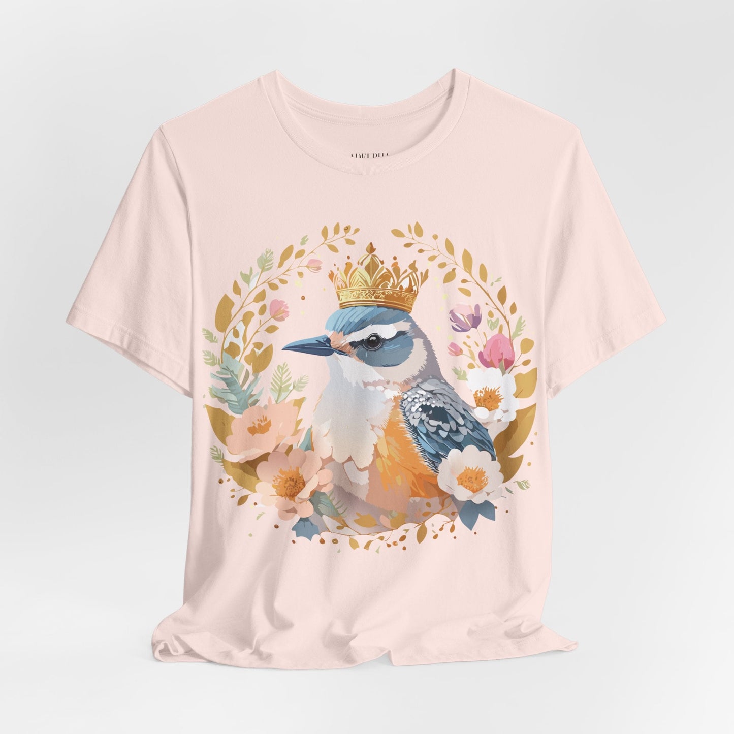 Medallion Graphic Unisex 100 Cotton Vintage Animal Medal Artwork Tee 33