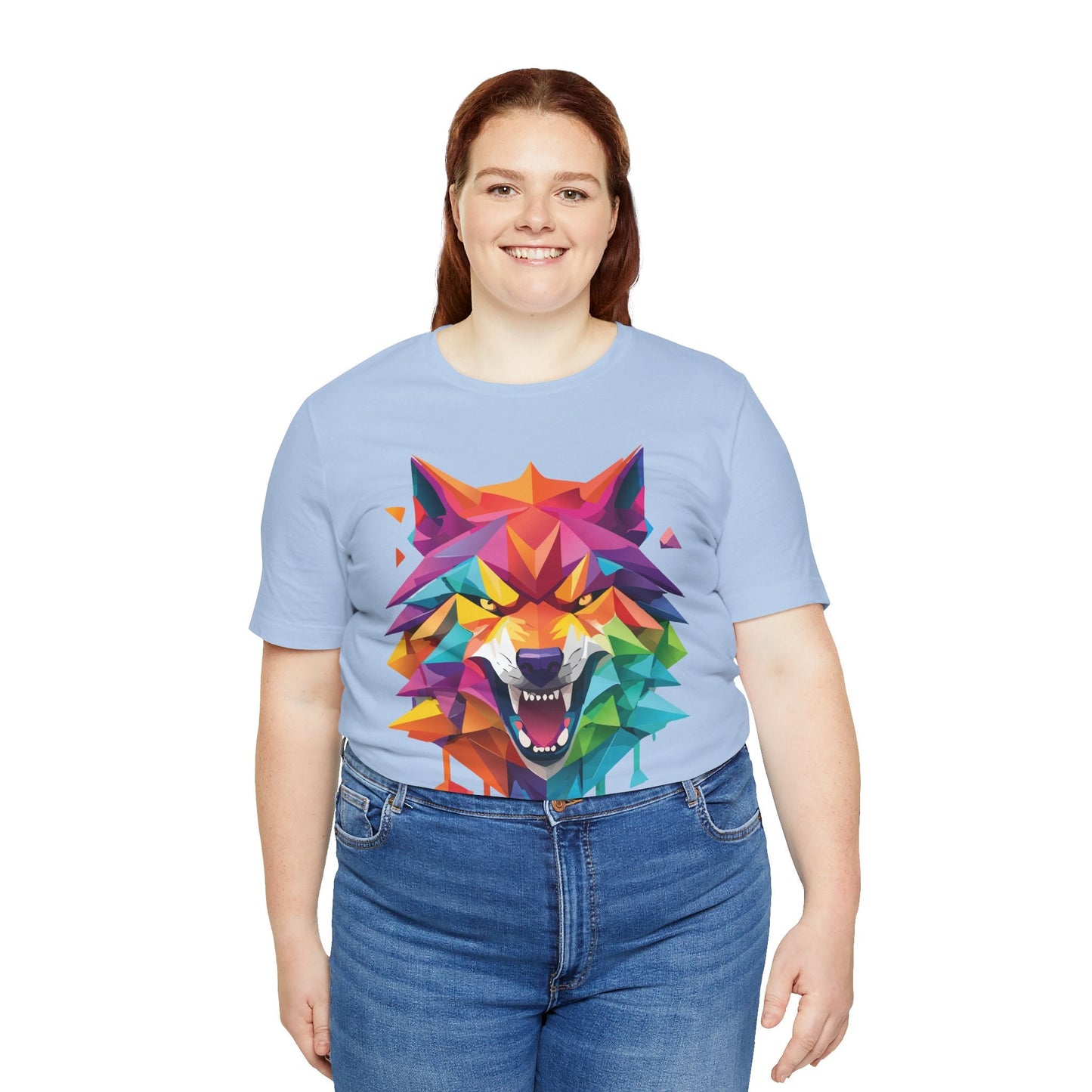 Unisex Animal Shirt With Art Design And Wild Animals Print Tee Short Sleeve Premium