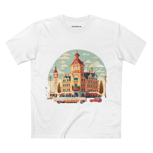 Retro Car Vintage Graphic Tee Staple Unisex 100 Cotton Tee Shirt - RC-3