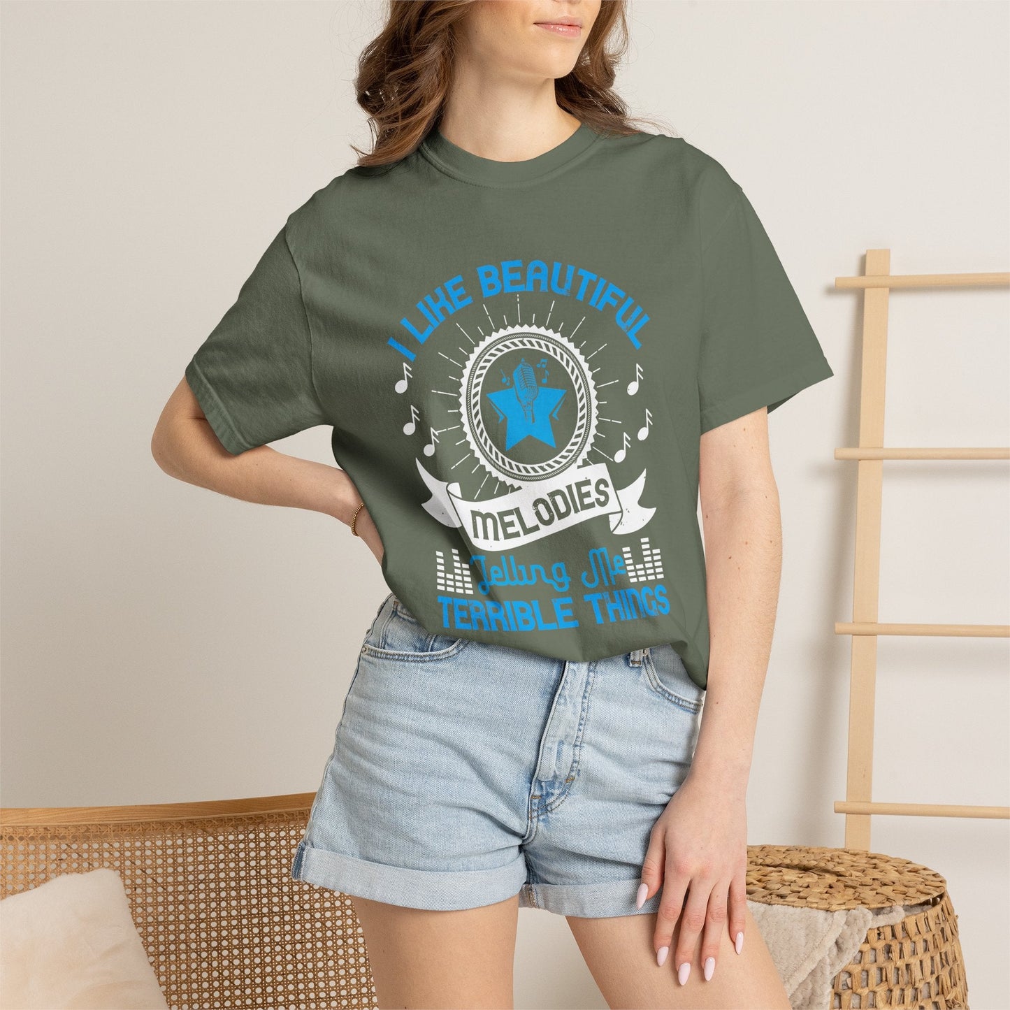 Music Graphic Design Unisex Cotton T-shirt m9
