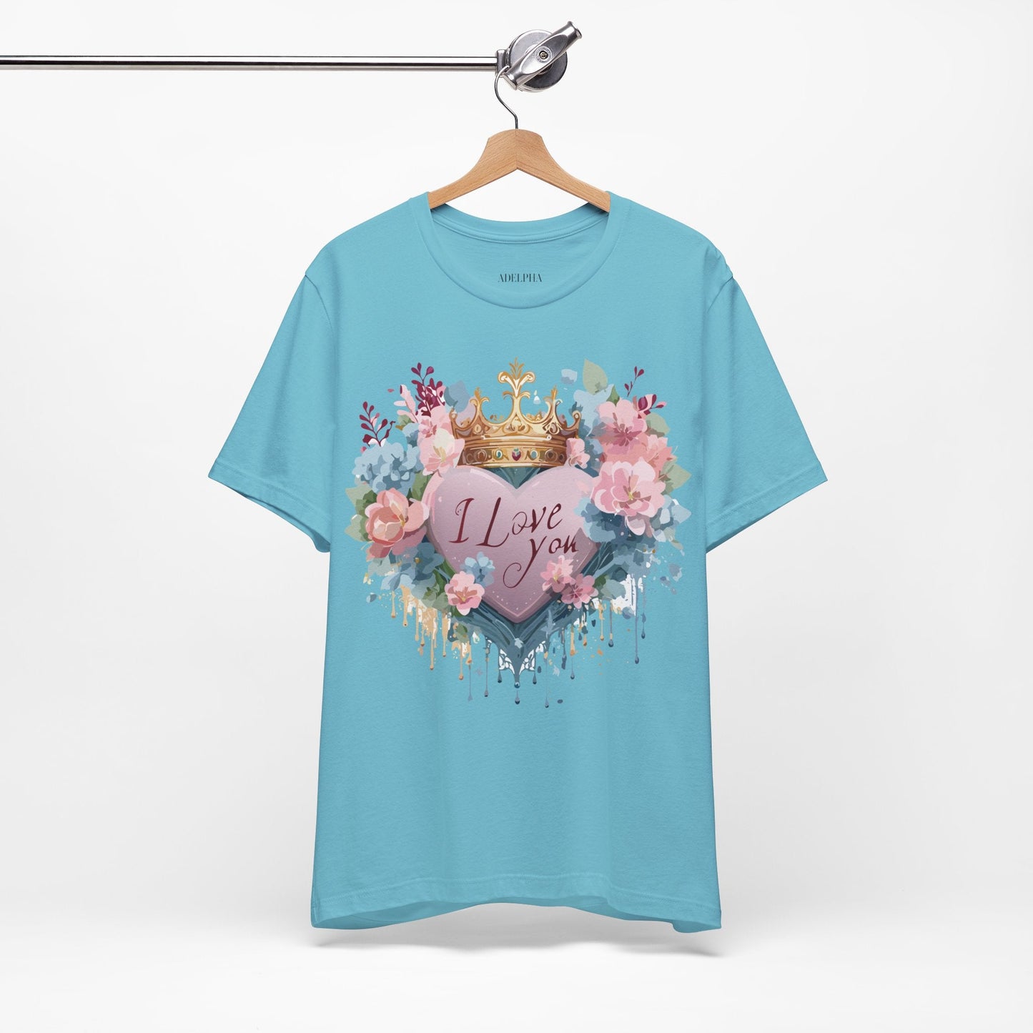 Valentine Graphic Tee Unisex Jersey Short Sleeve Vintage Inspired Art Design By Adelpha